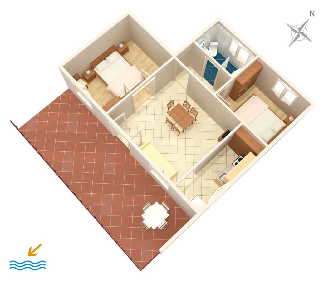 Apartments By The Sea Seget Vranjica, Trogir - 1038 المظهر الخارجي الصورة